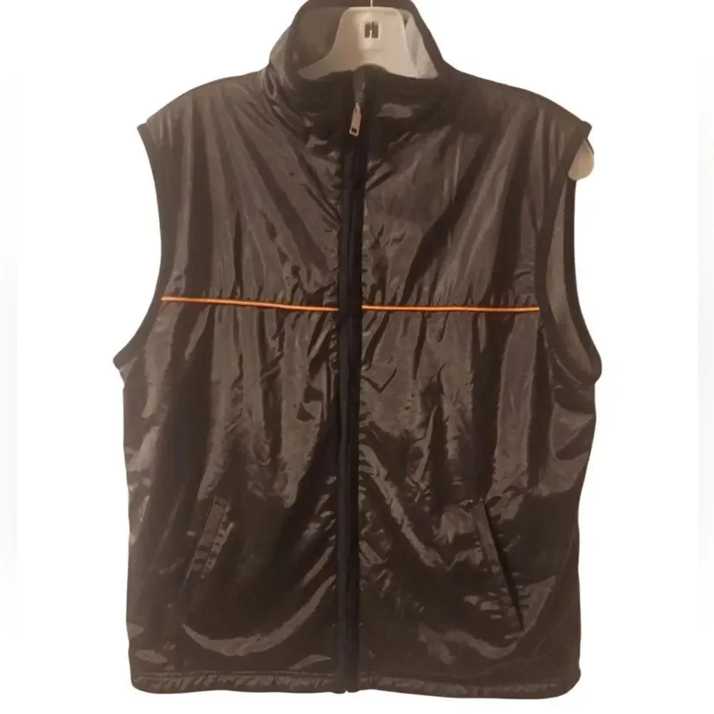 Harley Davidson motorcycles reversible fleece vest L 14/16